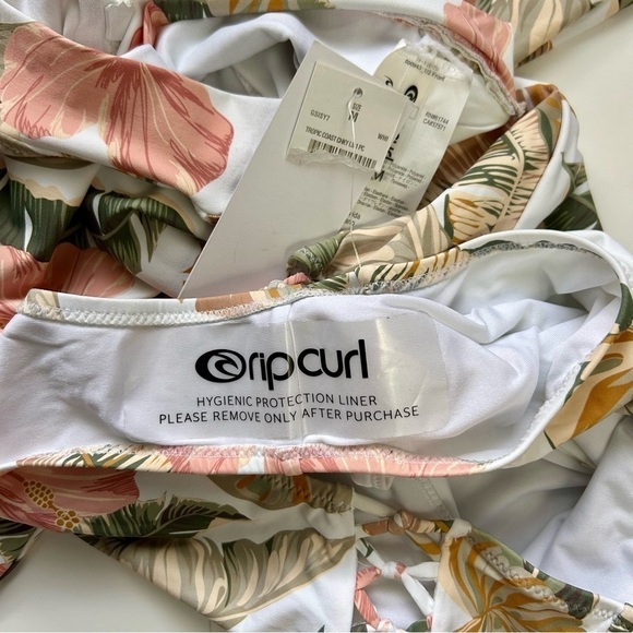 Rip Curl Tropic Coast Cheeky Long Sleeve One Piece Surf Swimsuit Rashguard M NWT - Picture 8 of 10